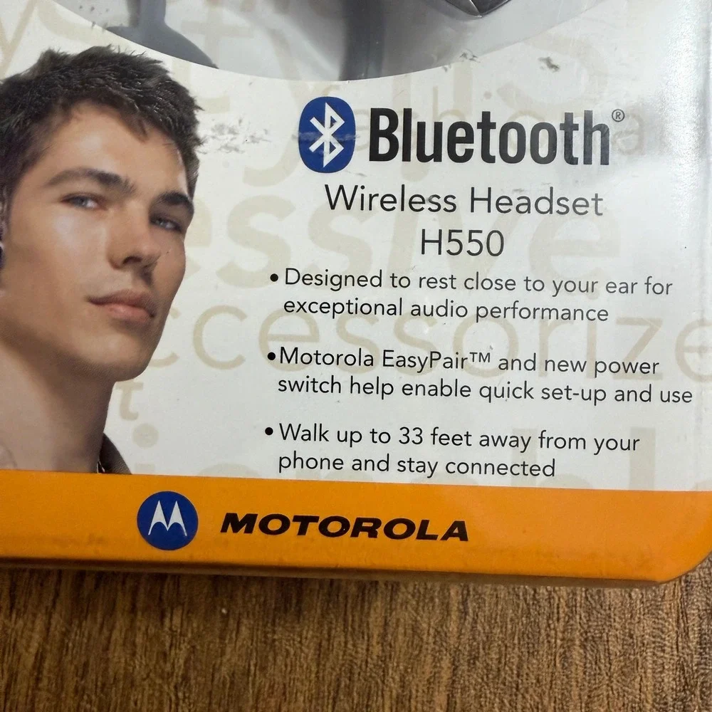 Motorola Wireless Headset Unisex OS Cannon Grey H550 Bluetooth Cingular NIB